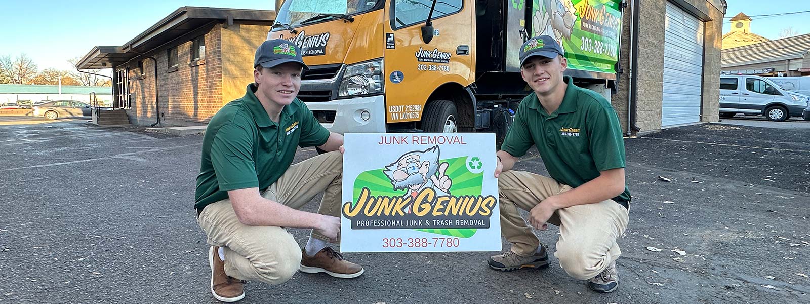 Junk Genius Experts Posing